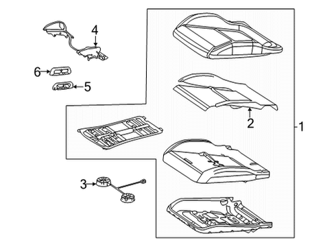 Cushion Assembly Diagram for 190-910-23-10-1B82