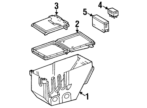 1998 Mercedes-Benz S420 Anti-Lock Brakes Diagram 3