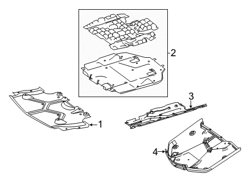 Front Shield Diagram for 251-524-08-30