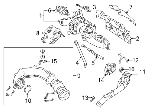 2022 Mercedes-Benz A220 Turbocharger Diagram 2