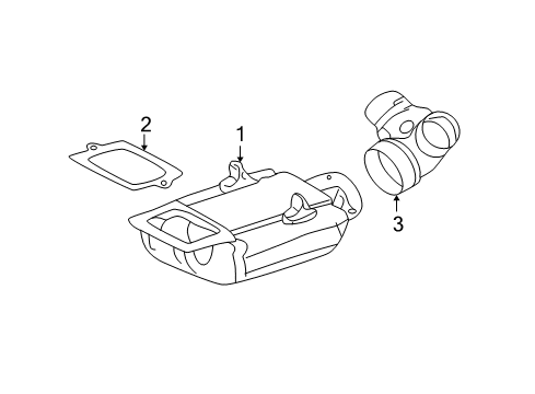 2003 Mercedes-Benz S55 AMG Intercooler Diagram