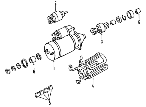 1991 Mercedes-Benz 300CE Starter