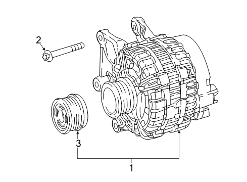 2019 Mercedes-Benz E450 Alternator Diagram 3