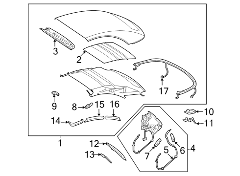 Outer Cover Diagram for 232-750-43-00