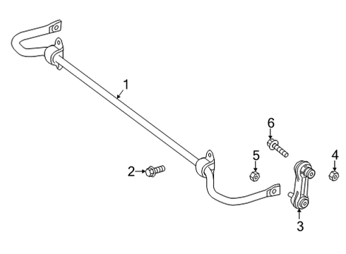 2021 Mercedes-Benz GLA250 Rear Suspension, Control Arm Diagram 2