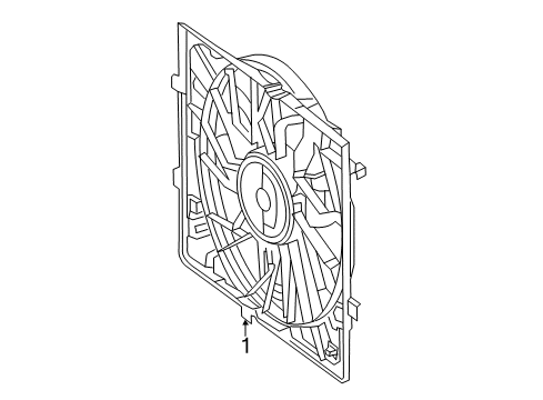 2015 Mercedes-Benz S65 AMG Cooling System, Radiator, Water Pump, Cooling Fan Diagram 1