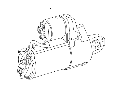 2009 Mercedes-Benz S550 Starter