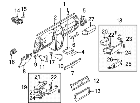 Instrument Panel Diagram for 463-680-63-90-9E43