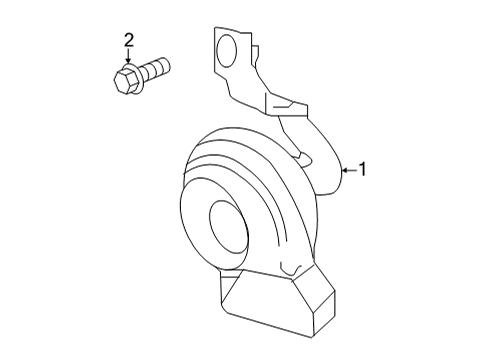 2023 Mercedes-Benz EQS AMG Horn Diagram