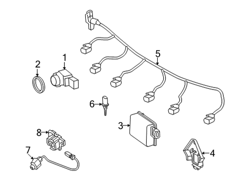 2021 Mercedes-Benz E53 AMG Cruise Control Diagram 1