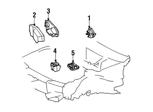 1996 Mercedes-Benz SL500 Ignition System Diagram