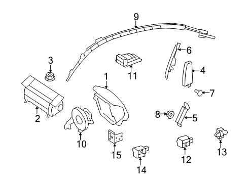 Control Module Diagram for 221-870-28-93