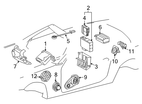 2006 Mercedes-Benz SL500 Sound System Diagram