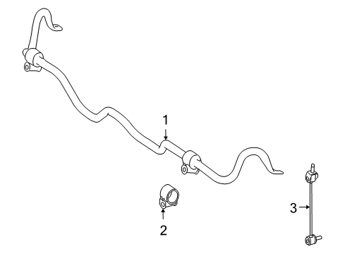 2010 Mercedes-Benz CL65 AMG Rear Suspension, Control Arm Diagram 3