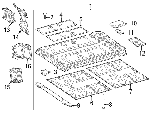 2023 Mercedes-Benz EQS 450 SUV Battery Diagram 3