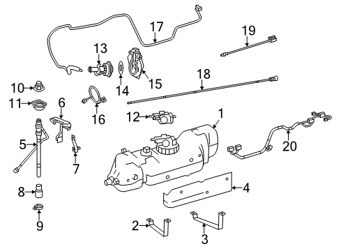 Injector Seal Diagram for 207-492-00-00