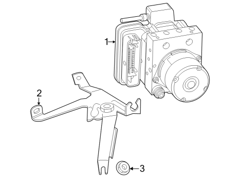 2023 Mercedes-Benz EQB 350 ABS Components