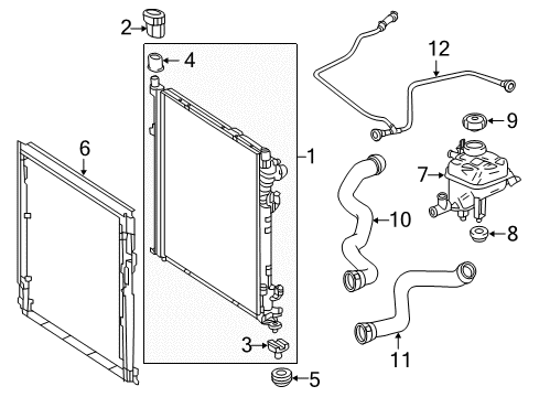 Upper Hose Diagram for 166-501-28-82