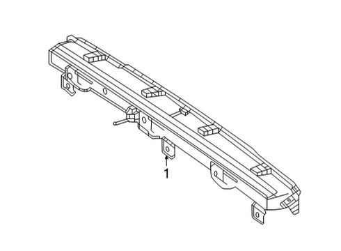 2021 Mercedes-Benz AMG GT C High Mount Lamps Diagram 1