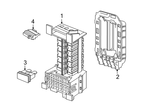 2021 Mercedes-Benz GLC63 AMG Fuse & Relay Diagram 3