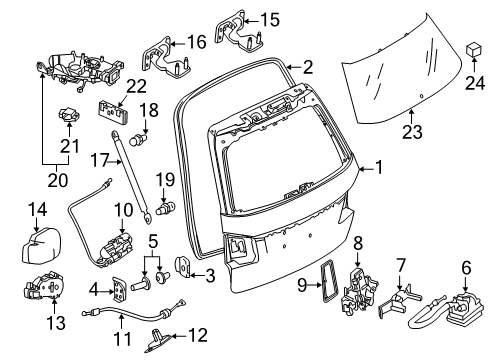 2012 Mercedes-Benz E350 Lift Gate, Electrical Diagram 2