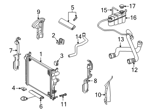 Hose Diagram for 220-501-22-82