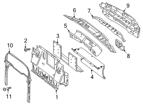 2016 Mercedes-Benz S65 AMG Rear Body Diagram 1