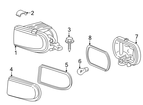 1998 Mercedes-Benz SLK230 Bulbs