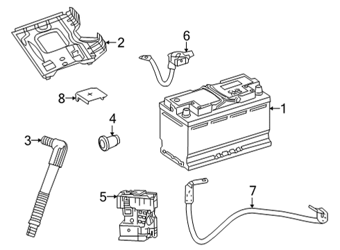 2020 Mercedes-Benz GLC350e Battery Diagram 2