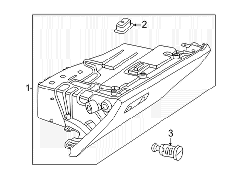 2021 Mercedes-Benz S580 Glove Box Diagram