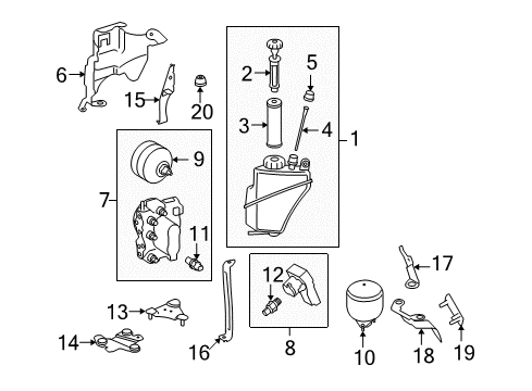 2010 Mercedes-Benz CL65 AMG Auto Leveling Components