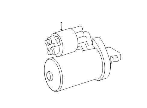 2013 Mercedes-Benz SLK350 Starter, Electrical Diagram