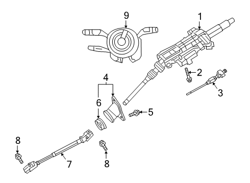 Switch Assembly Diagram for 213-900-32-23-8T92