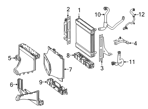 Upper Hose Diagram for 231-500-13-75