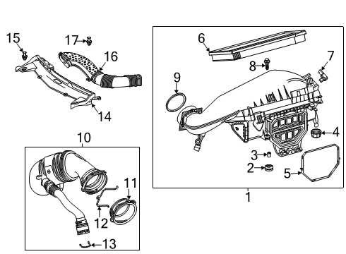 Air Filter Diagram for 264-094-02-00