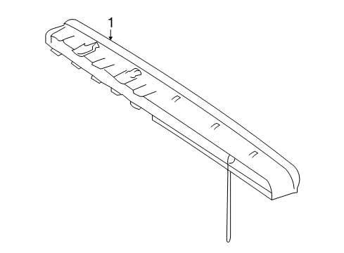 2013 Mercedes-Benz S400 High Mount Lamps