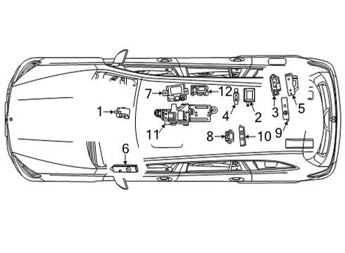 2024 Mercedes-Benz GLS450 Antenna & Radio