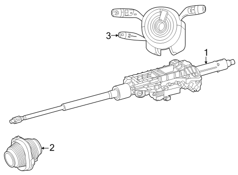 Column Assembly Diagram for 254-460-11-00