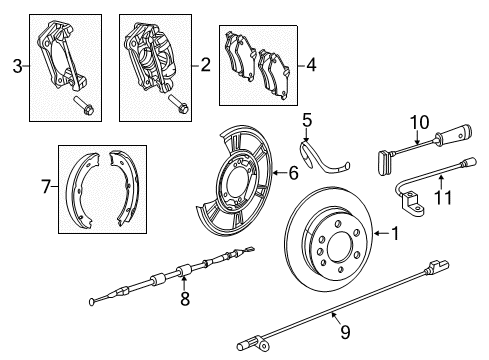 2015 Mercedes-Benz Sprinter 2500 Rear Brakes Diagram