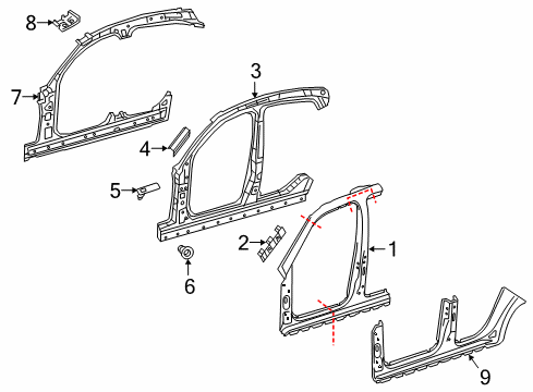 2021 Mercedes-Benz GLC300 Aperture Panel Diagram 2