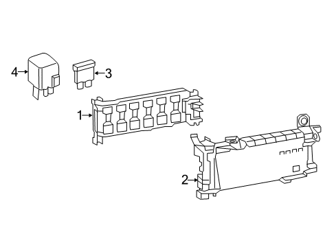 2015 Mercedes-Benz B Electric Drive Fuse & Relay Diagram 1