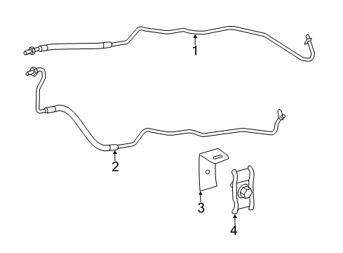 2012 Mercedes-Benz R350 Trans Oil Cooler Diagram 2