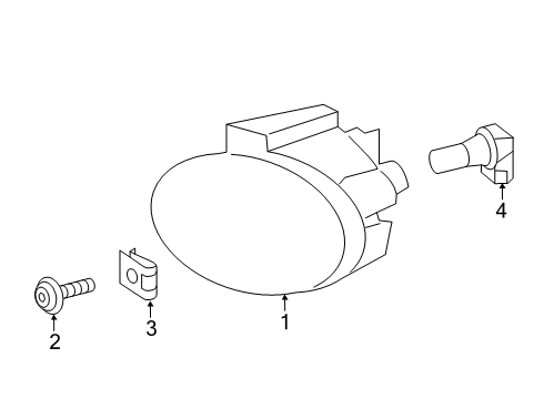 2021 Mercedes-Benz Sprinter 3500XD Bulbs Diagram 1