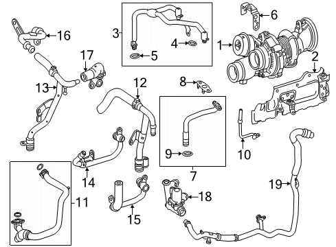 2023 Mercedes-Benz G550 Turbocharger Diagram