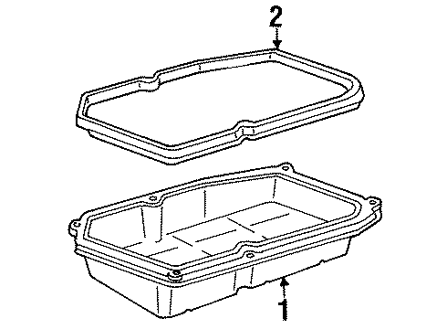 1993 Mercedes-Benz 400SEL Automatic Transmission, Maintenance Diagram