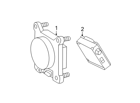 2008 Mercedes-Benz SL55 AMG Cruise Control System Diagram 1