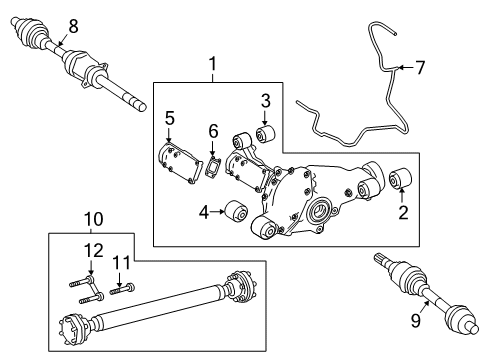 Axle Assembly Diagram for 463-330-08-02