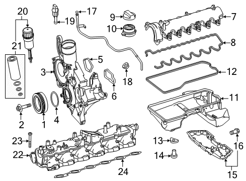 2015 Mercedes-Benz S65 AMG Intake Manifold Diagram