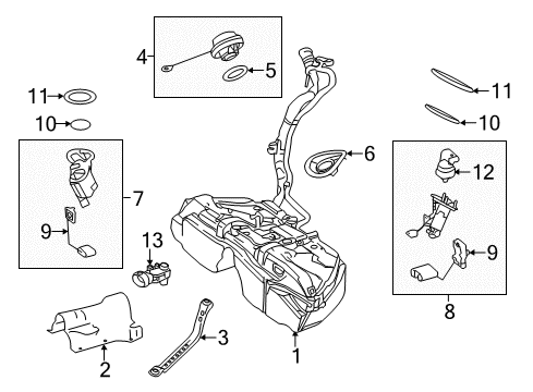 2014 Mercedes-Benz C63 AMG Senders Diagram 1