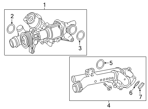 2019 Mercedes-Benz Metris Water Pump Diagram